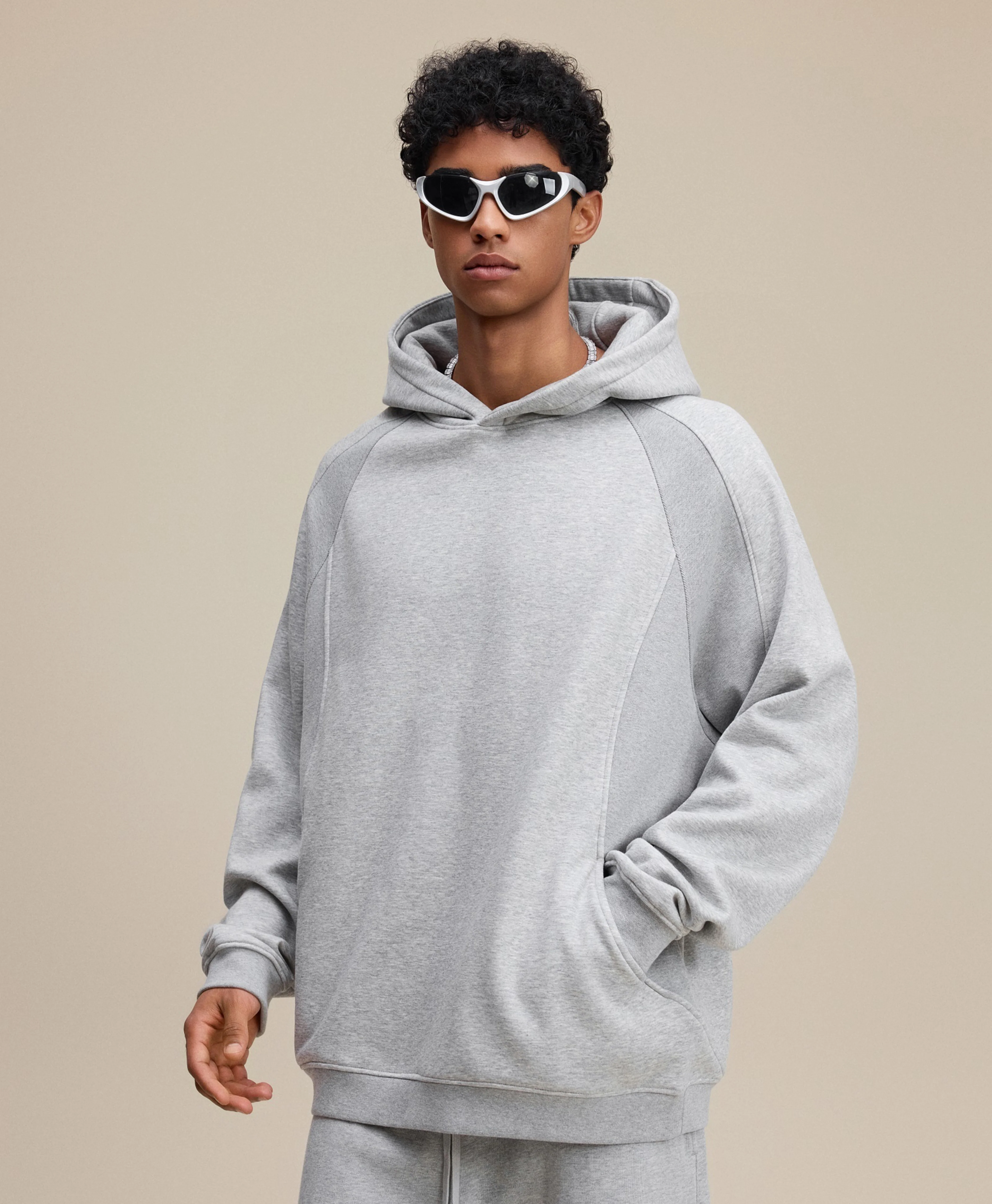 ATHENTIQ BLANK FLEECE HOODIE - Image 3