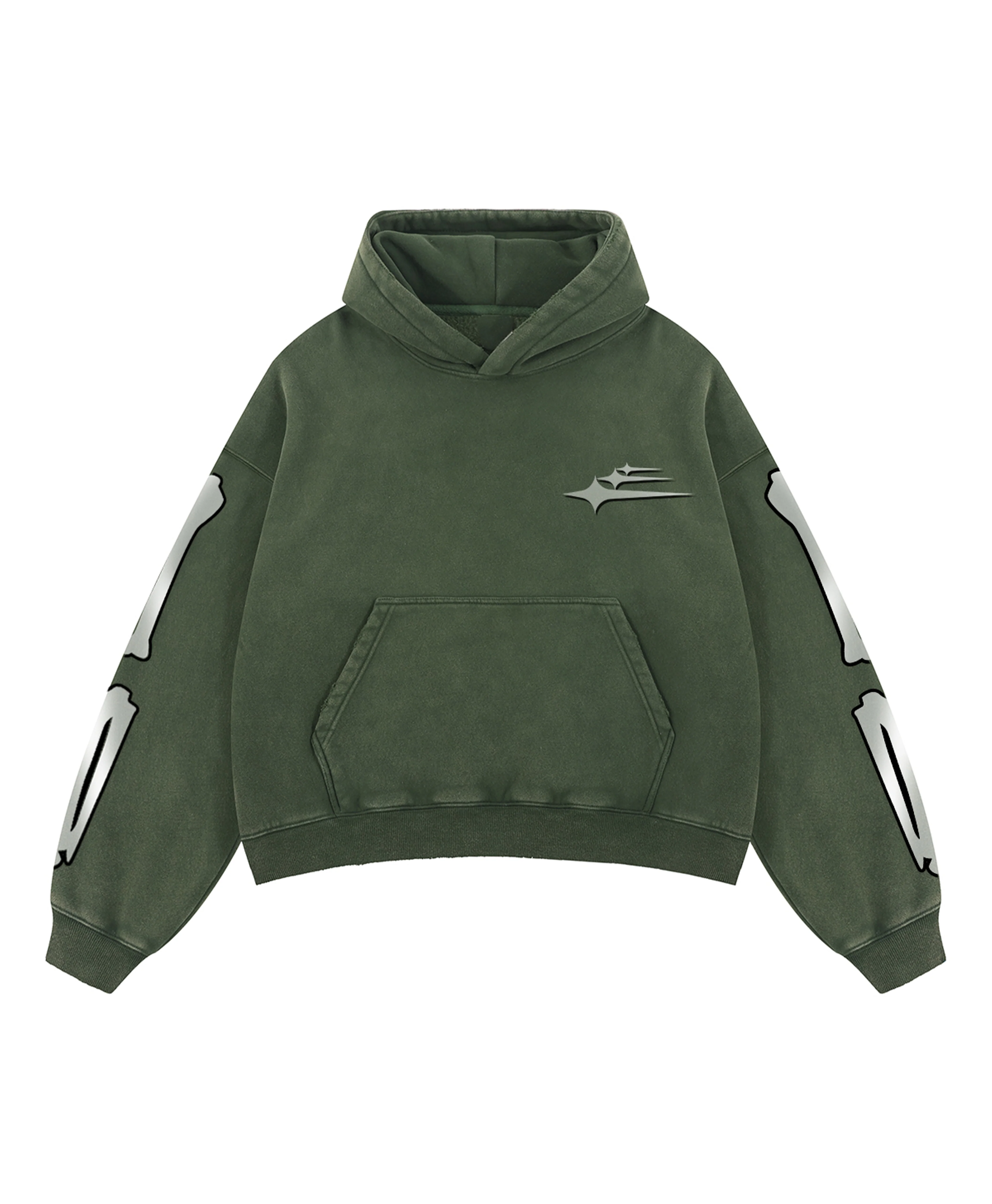 ATHENTIQ BONES BOXY HOODIE