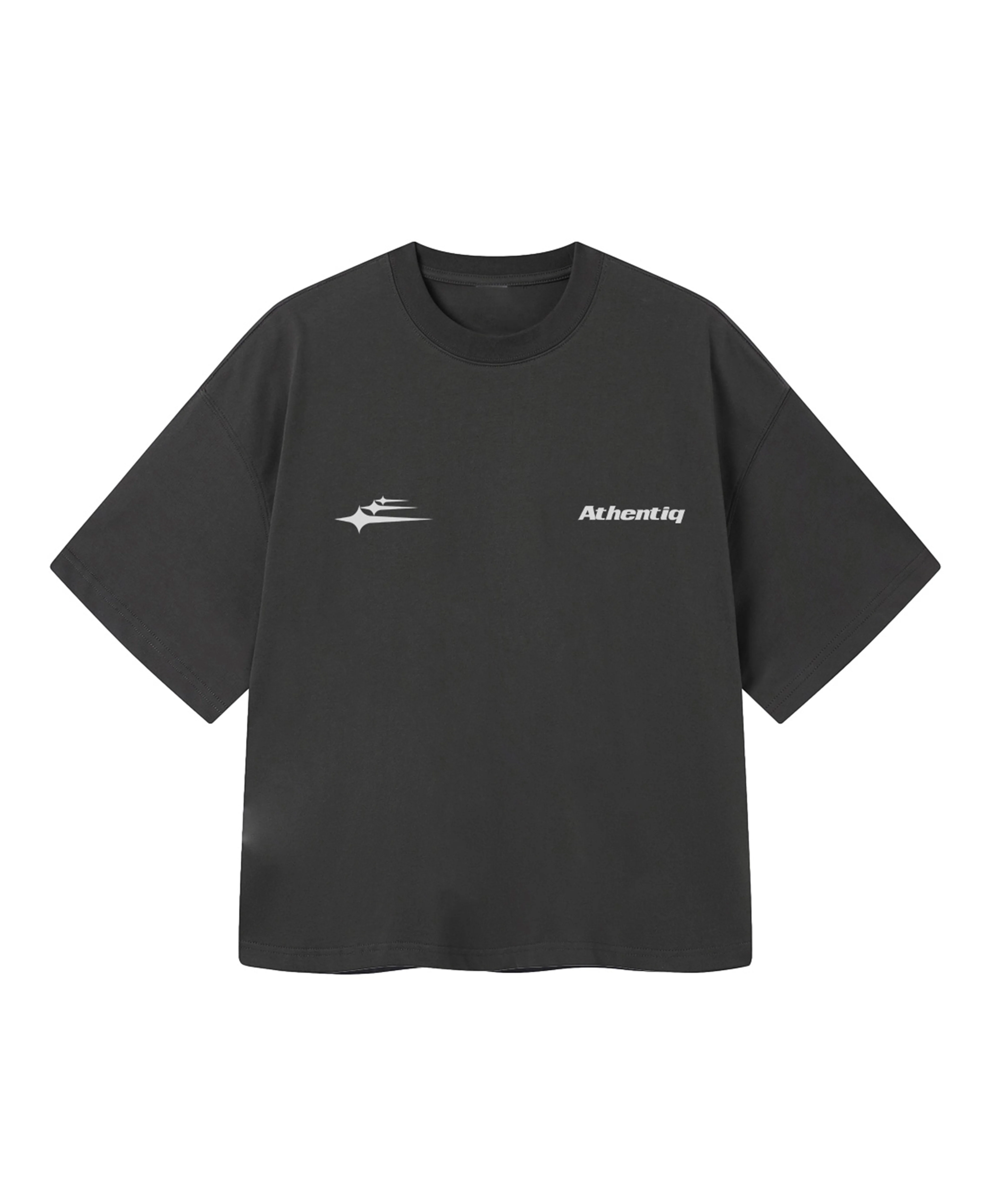 ATHENTIQ CROPPED LOGO TEE - Image 3
