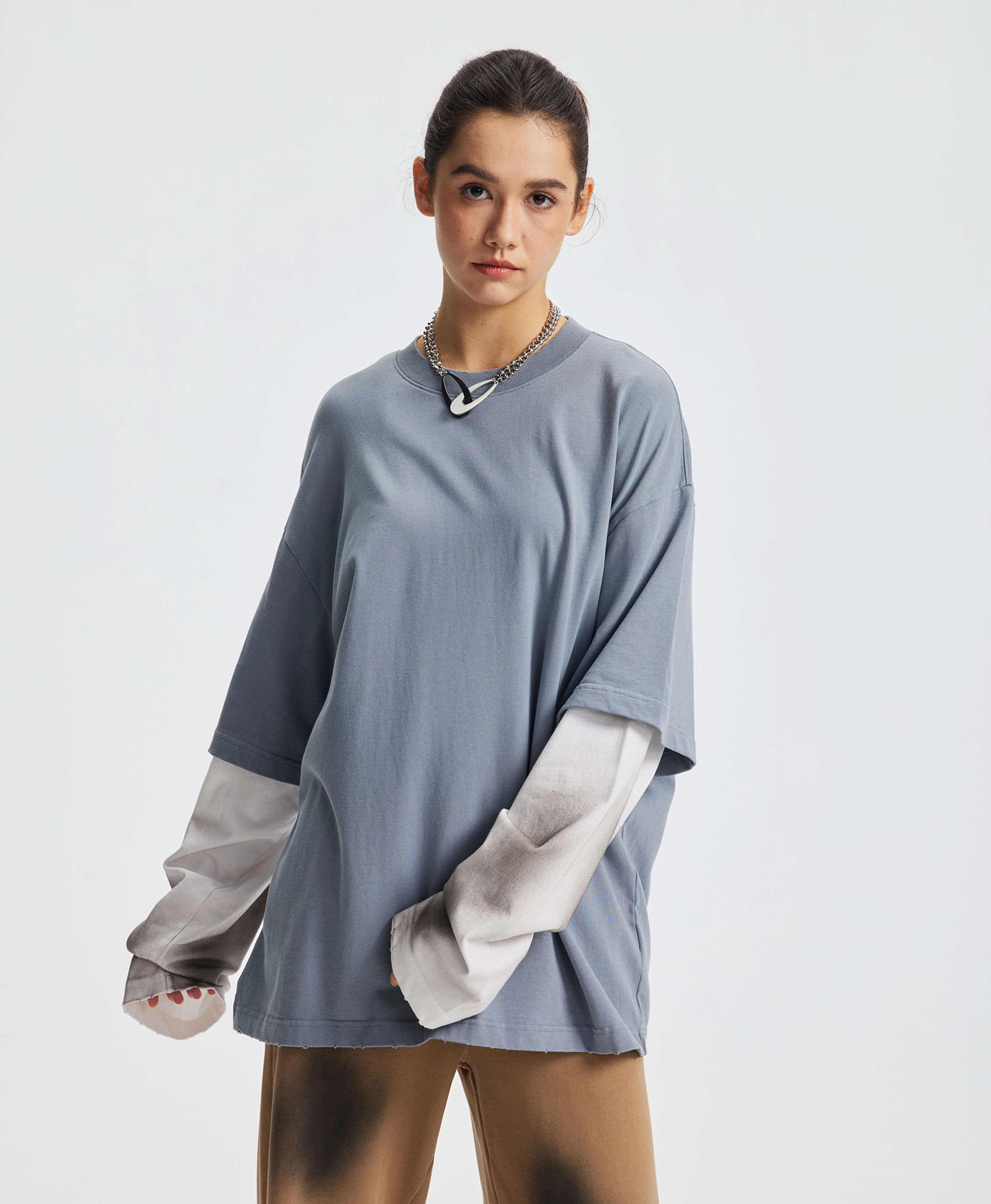 ATHENTIQ DOUBLE LAYER STREET TEE - Image 3