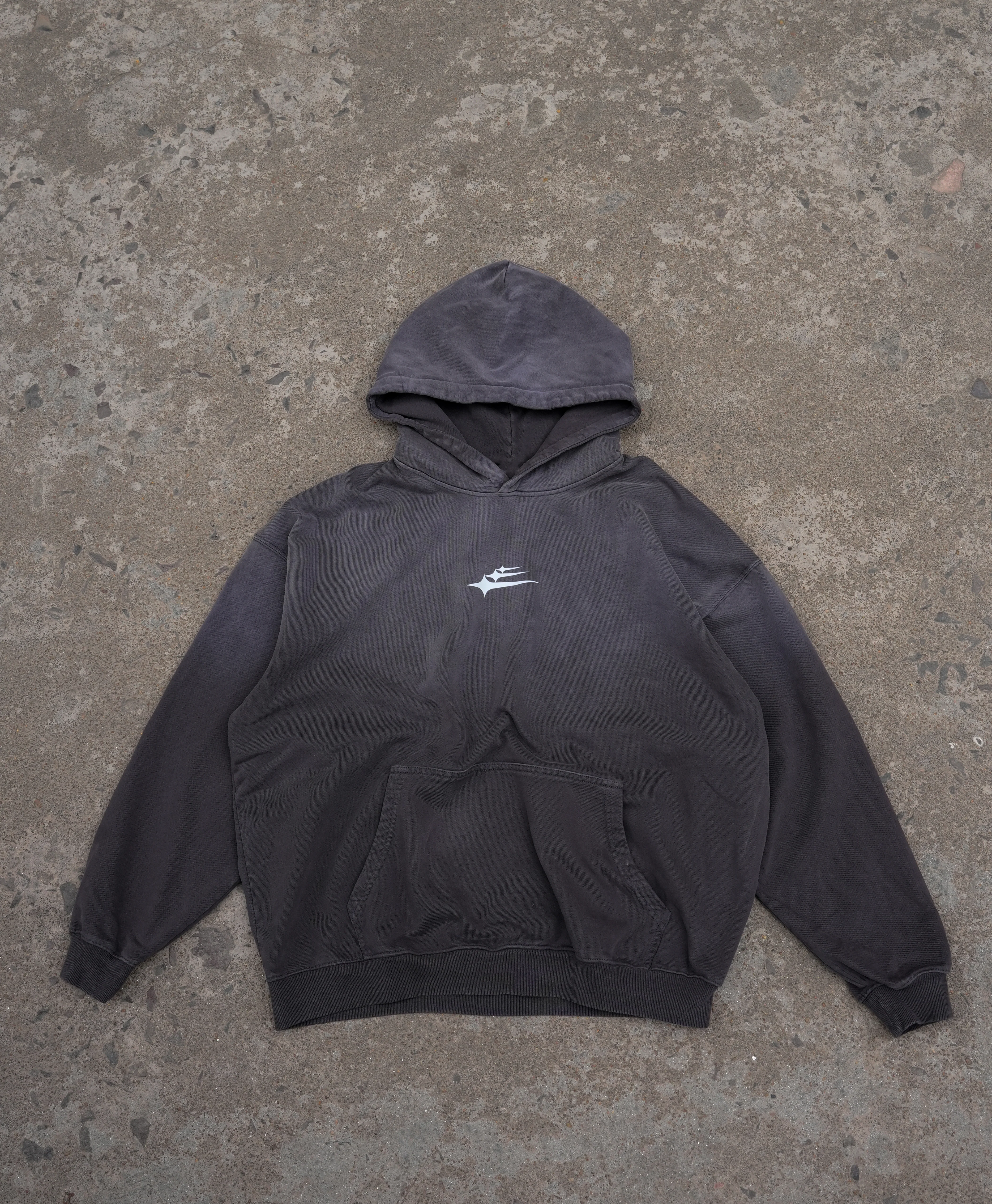 ATHENTIQ LOGO FADED HEAVYWEIGHT HOODIE
