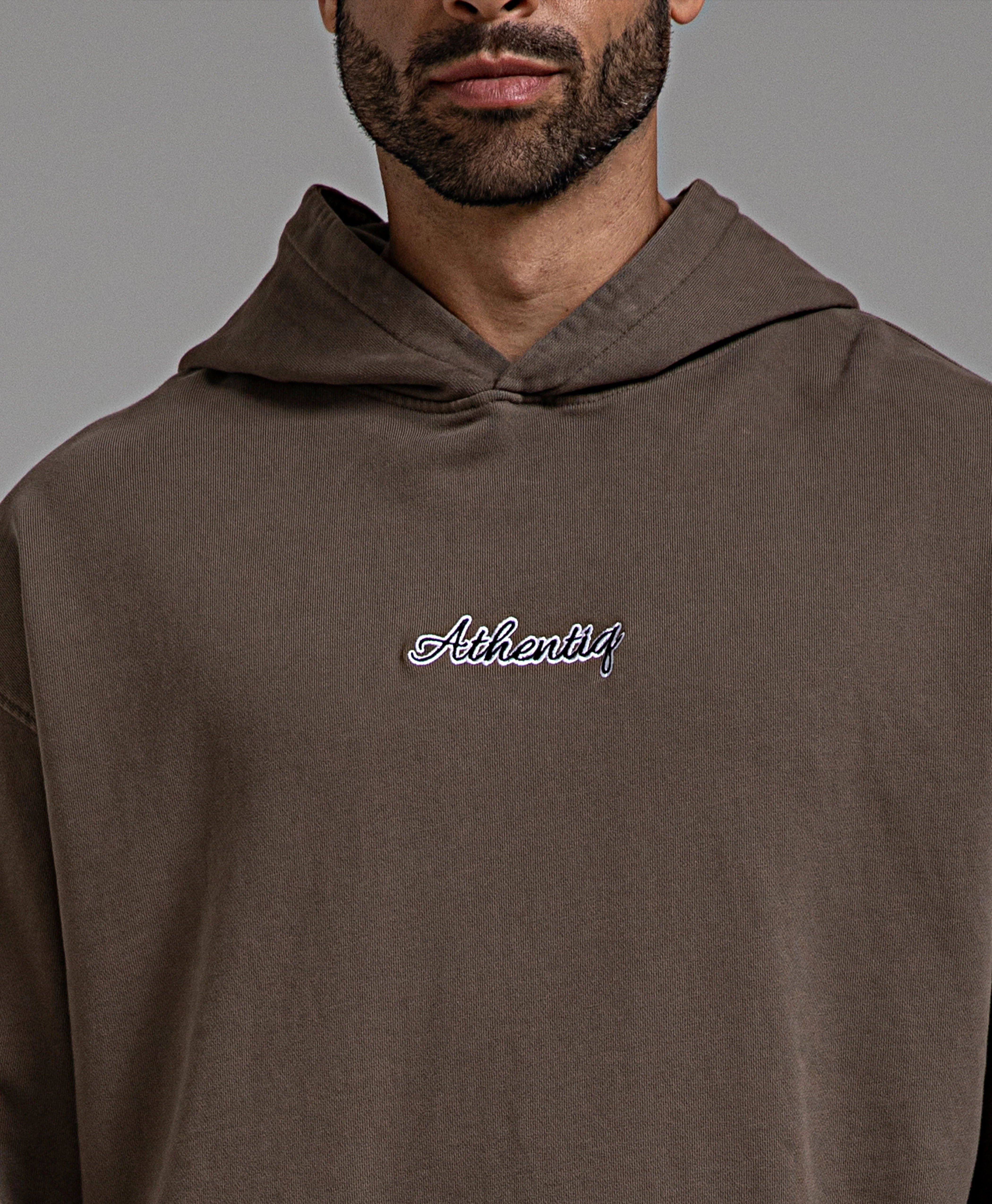 ATHENTIQ PREMIUM HEAVYWEIGHT LOGO HOODIE - Image 2