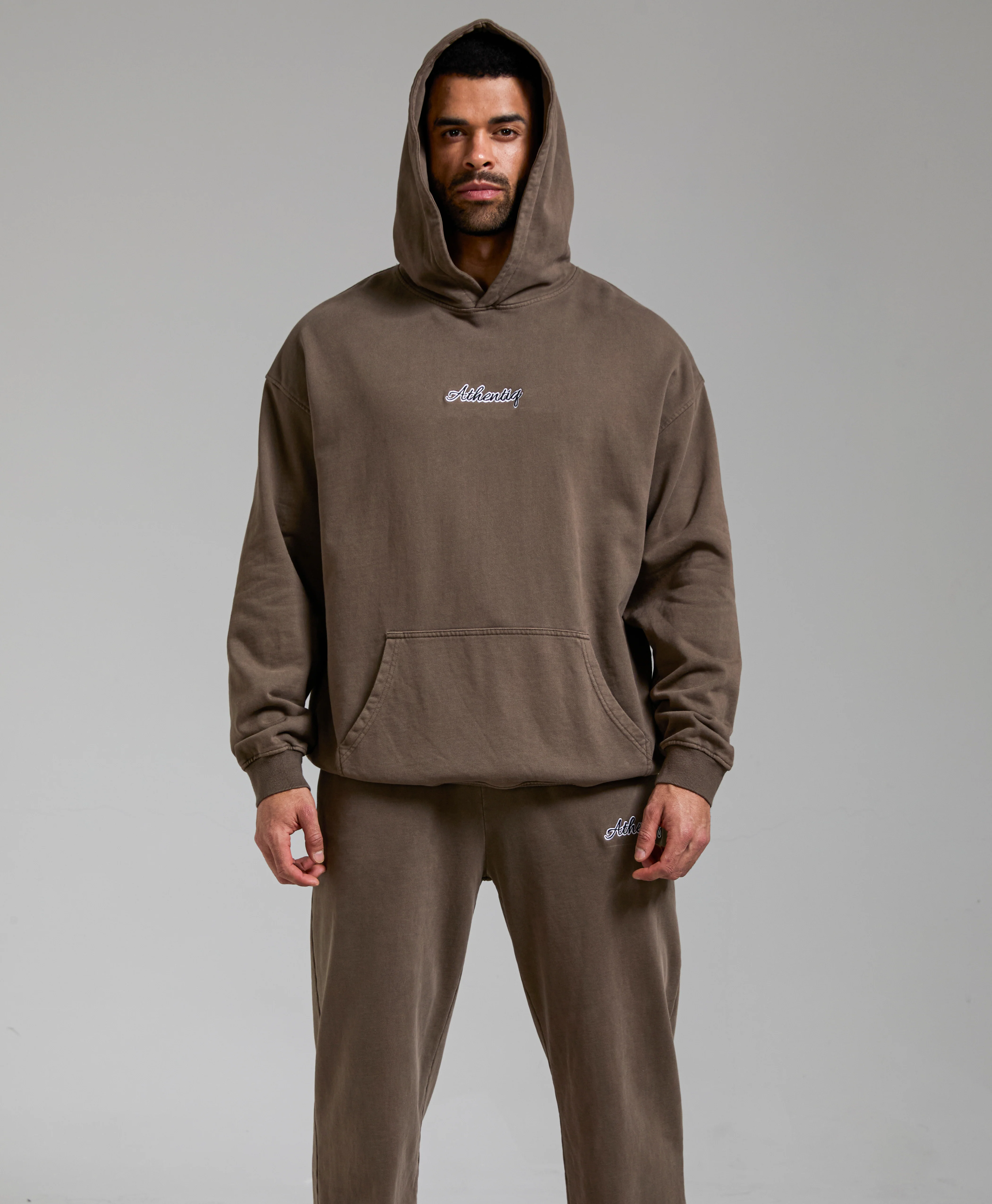 ATHENTIQ PREMIUM HEAVYWEIGHT LOGO HOODIE - Image 3