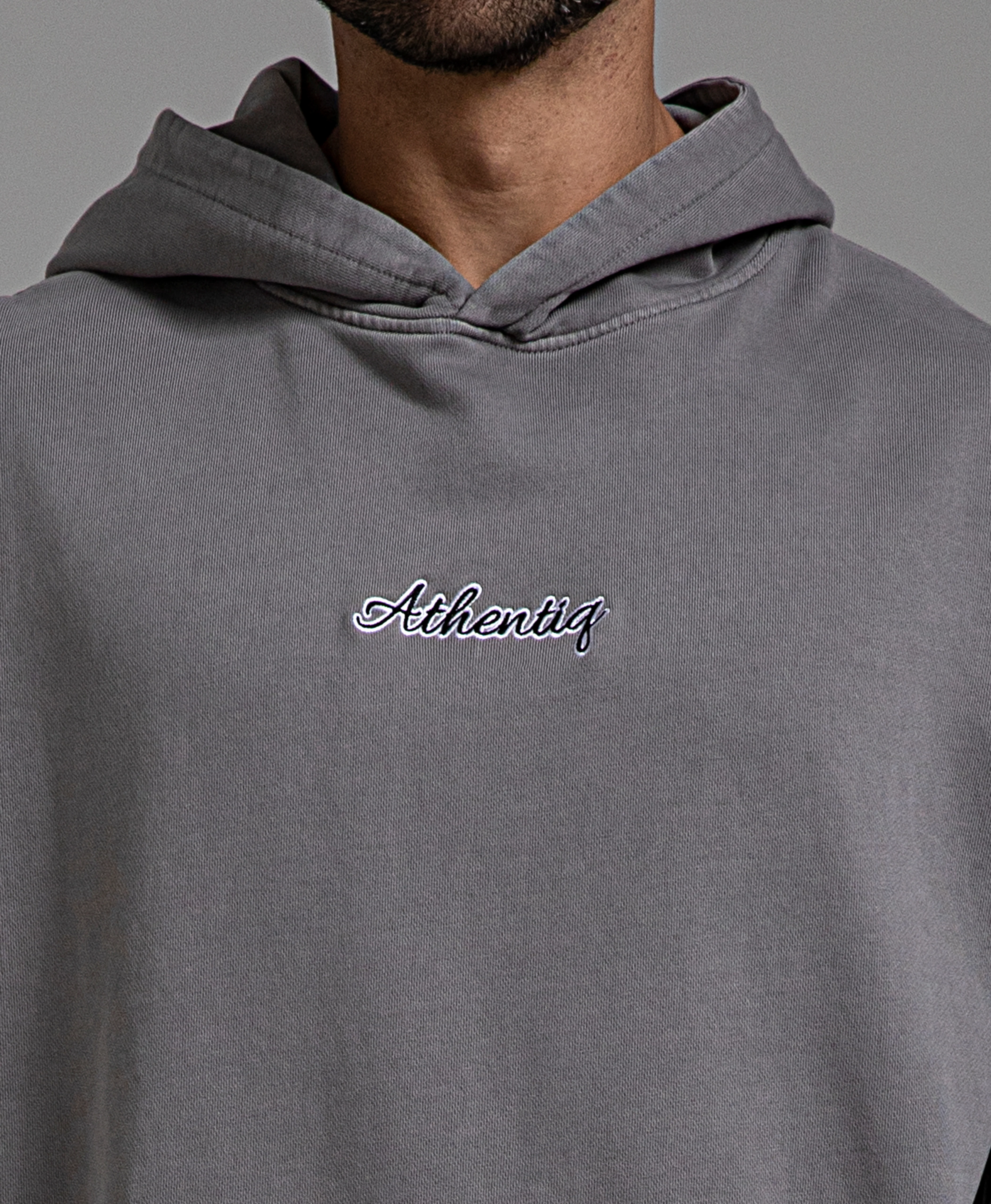 ATHENTIQ PREMIUM HEAVYWEIGHT LOGO HOODIE - Image 2