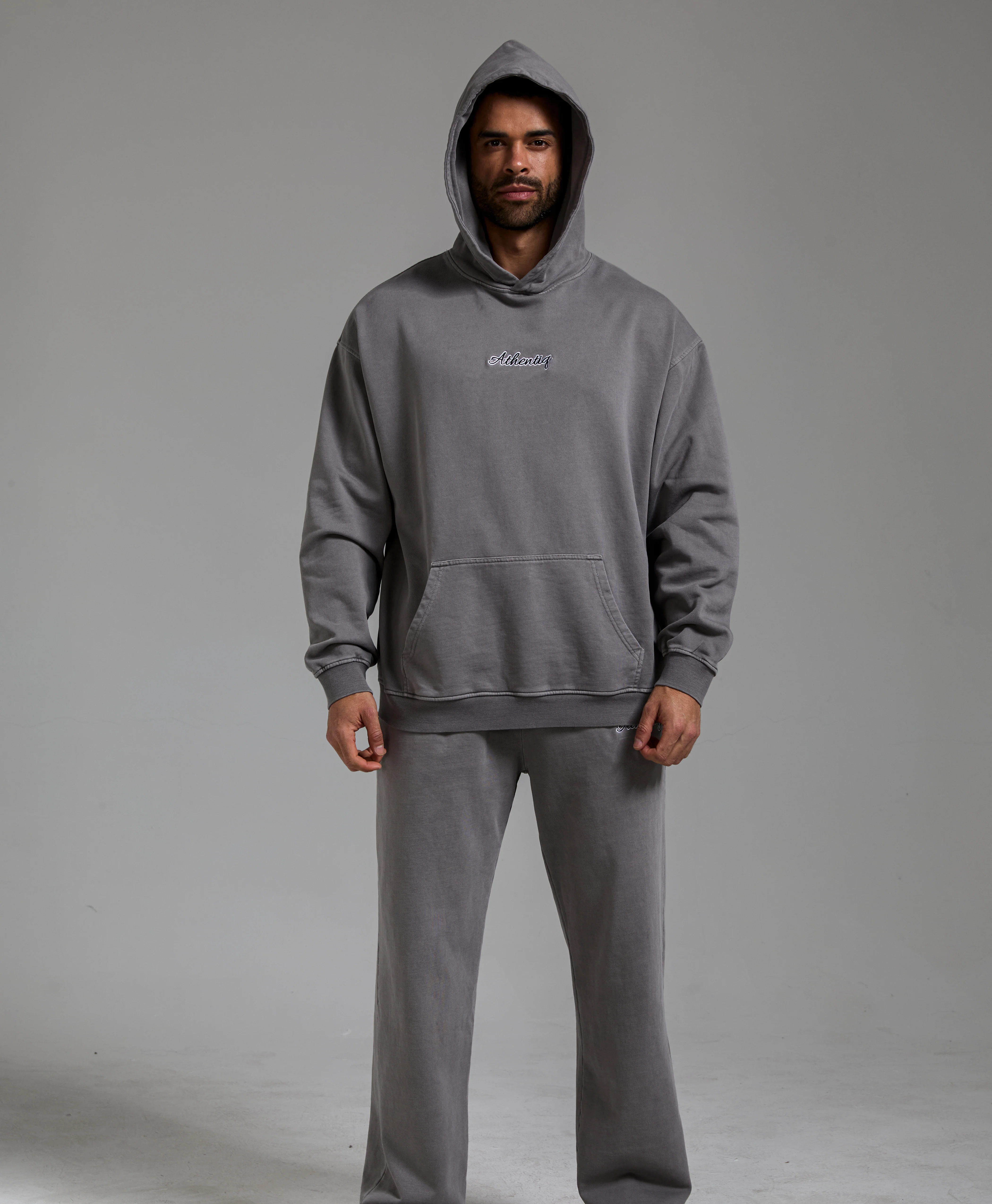 ATHENTIQ PREMIUM HEAVYWEIGHT LOGO HOODIE - Image 3