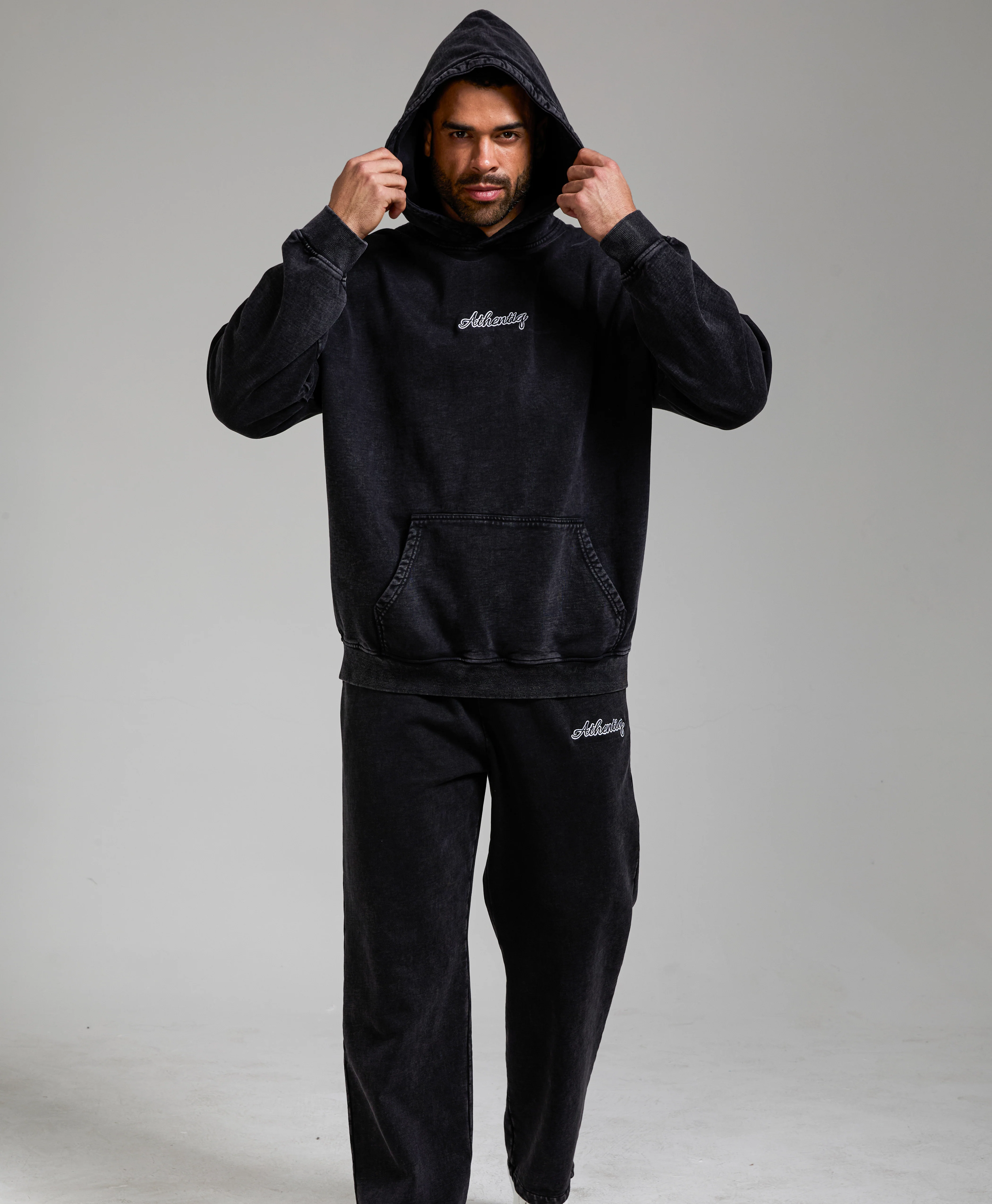 ATHENTIQ PREMIUM HEAVYWEIGHT LOGO HOODIE - Image 3