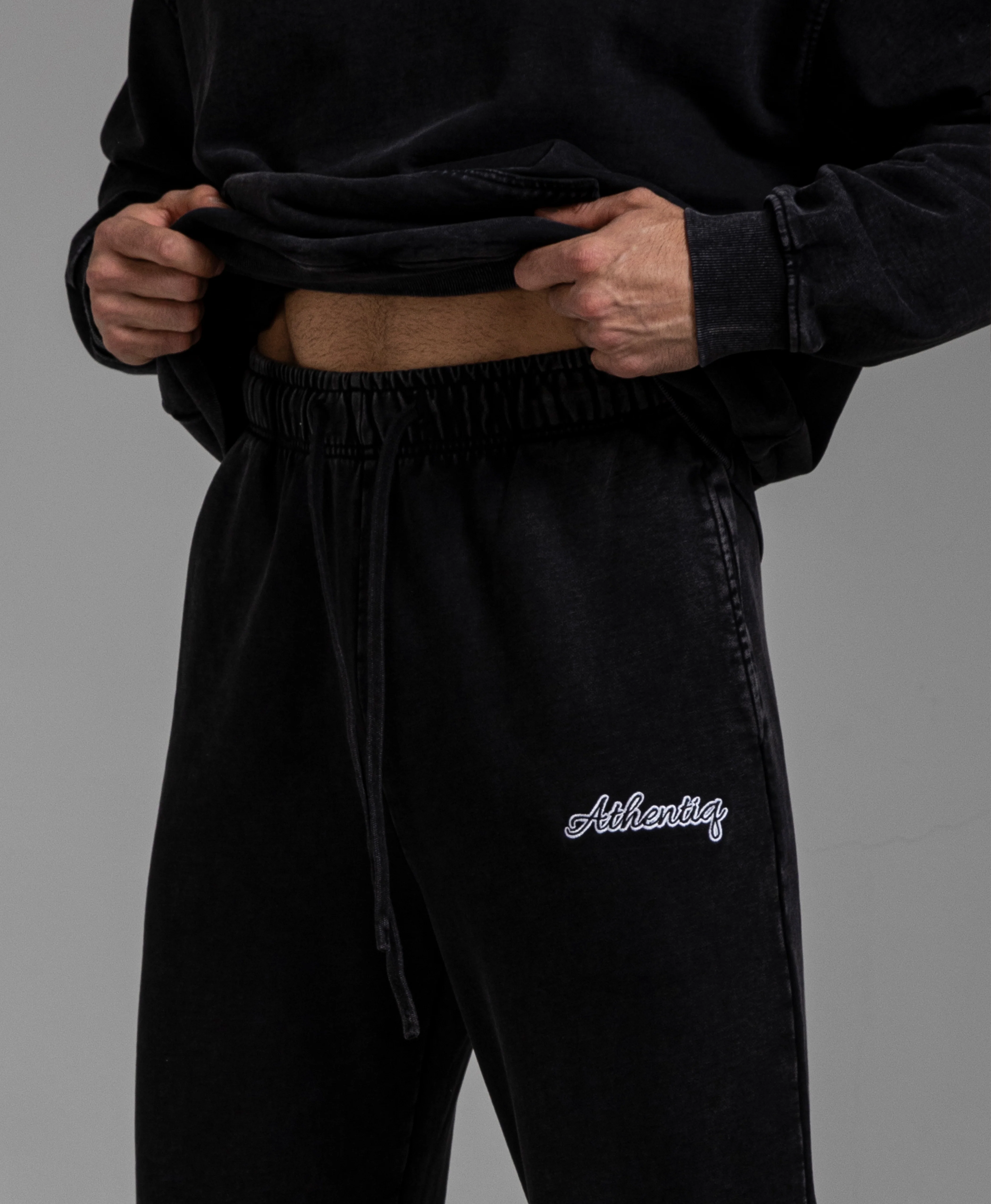 ATHENTIQ PREMIUM HEAVYWEIGHT LOGO PANTS - Image 2