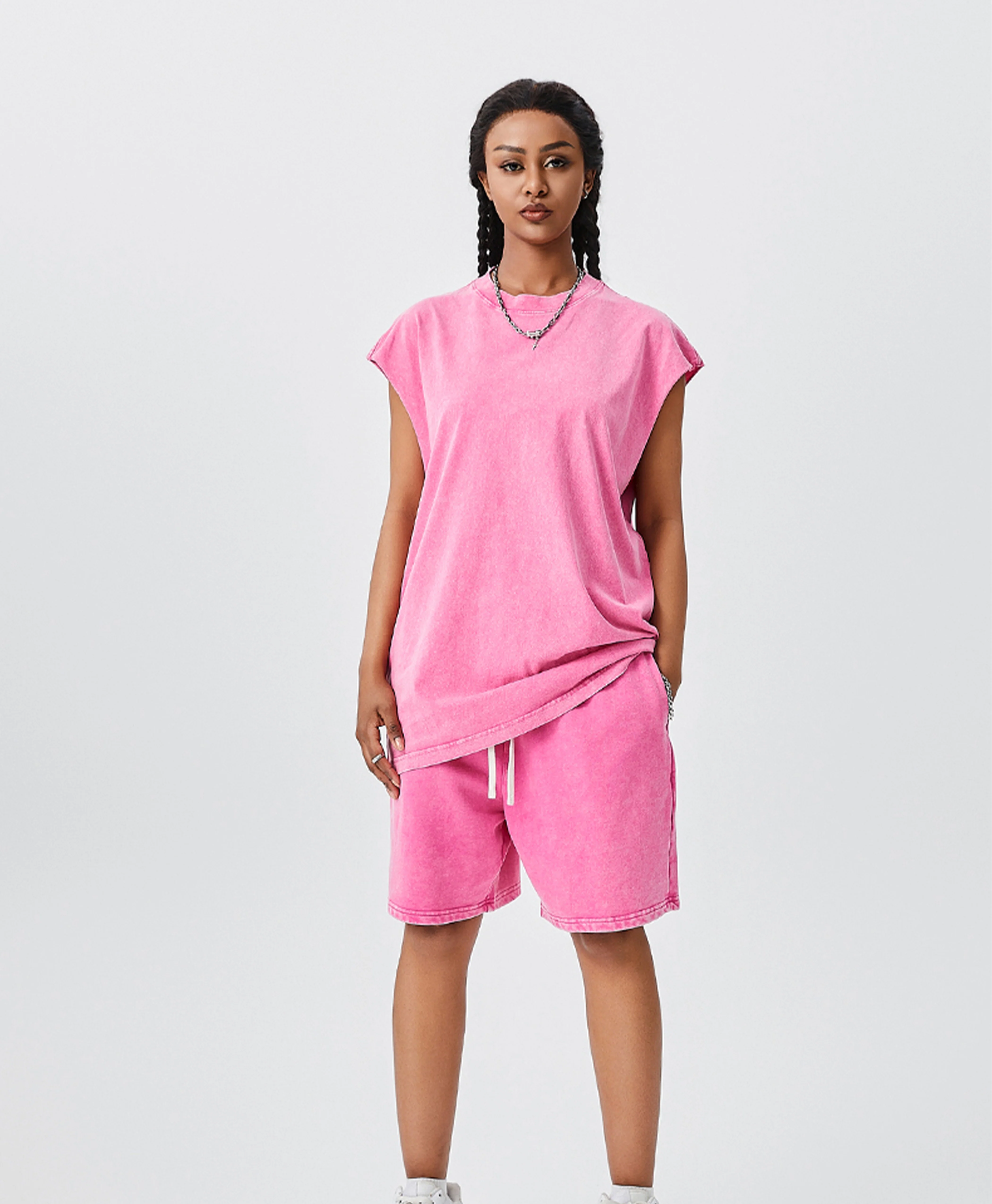 ATHENTIQ WASHED MUSCLE TEE - Image 11
