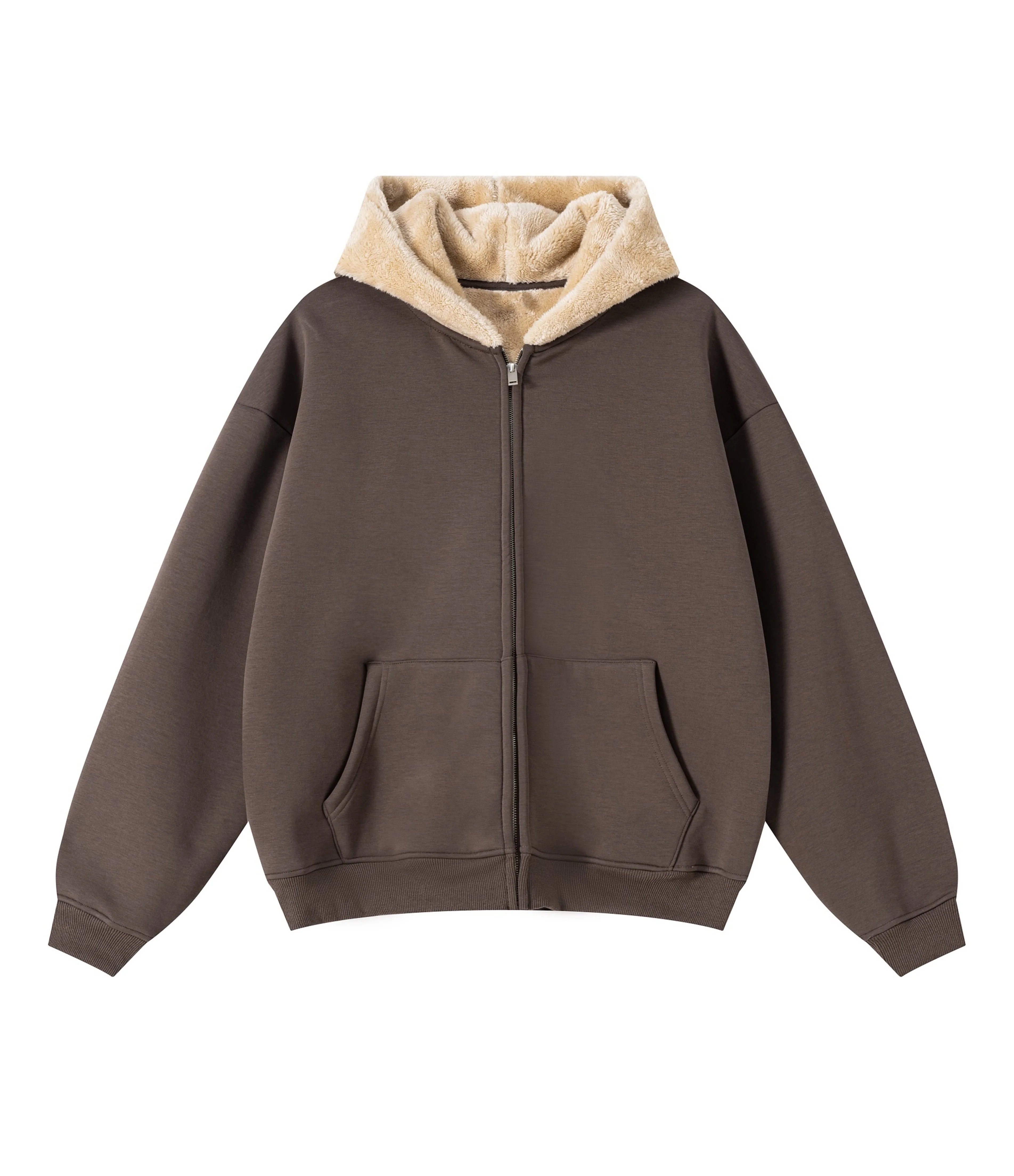 COZY FLEECE ZIP HOODIE - Image 4