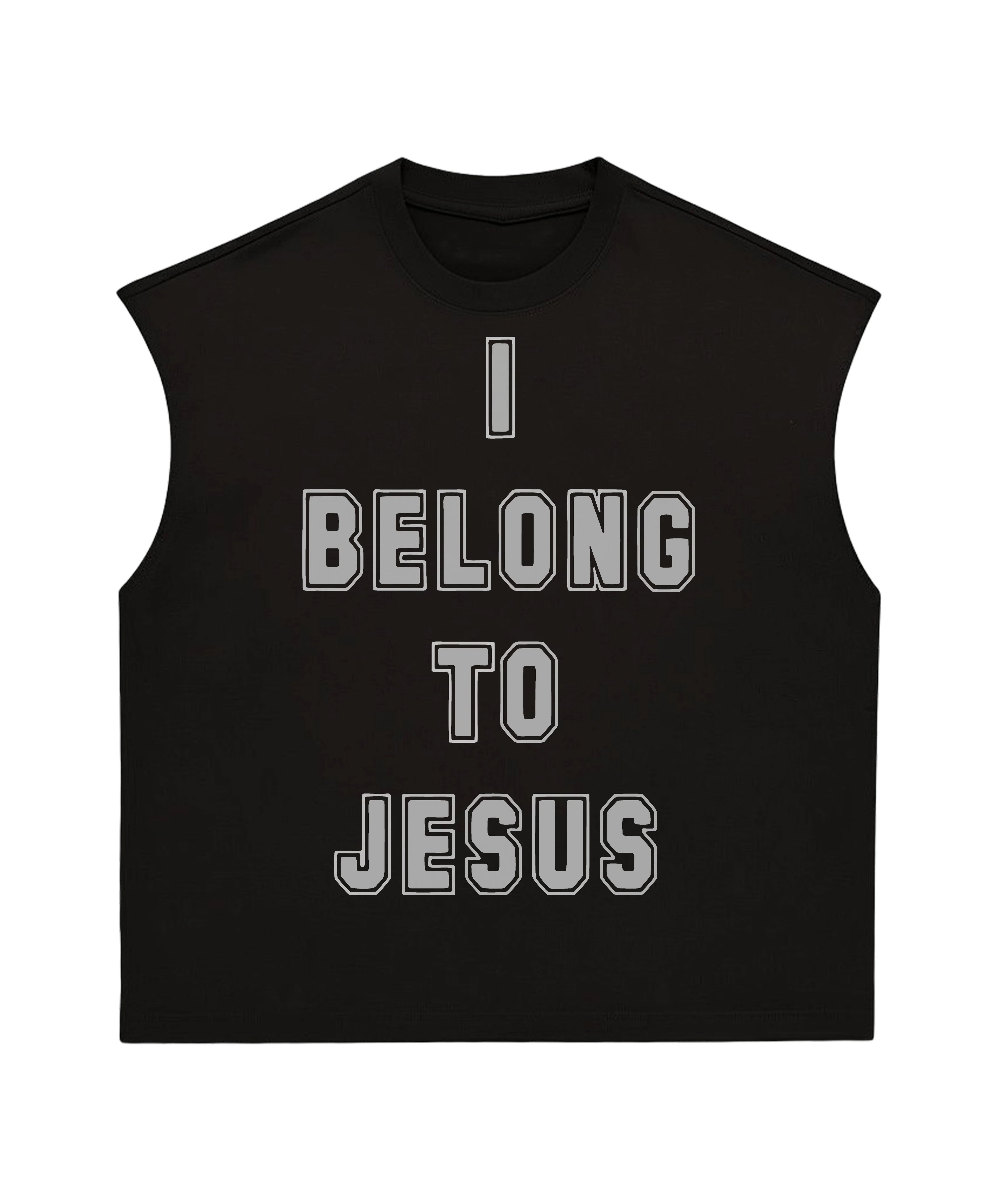 I BELONG TO JESUS MUSCLE TEE