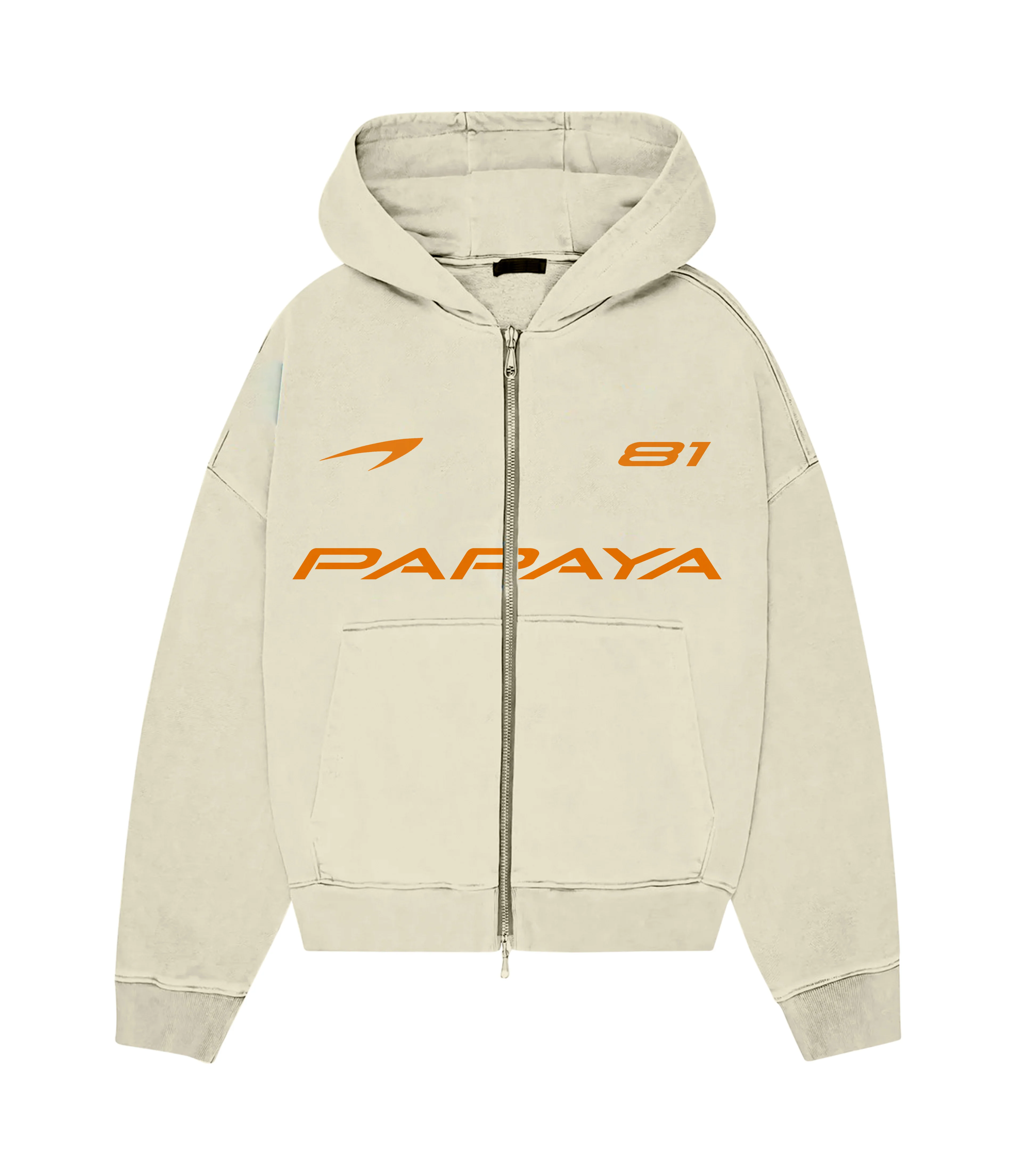 PAPAYA TEAM 81 ZIP HOODIE - Image 3
