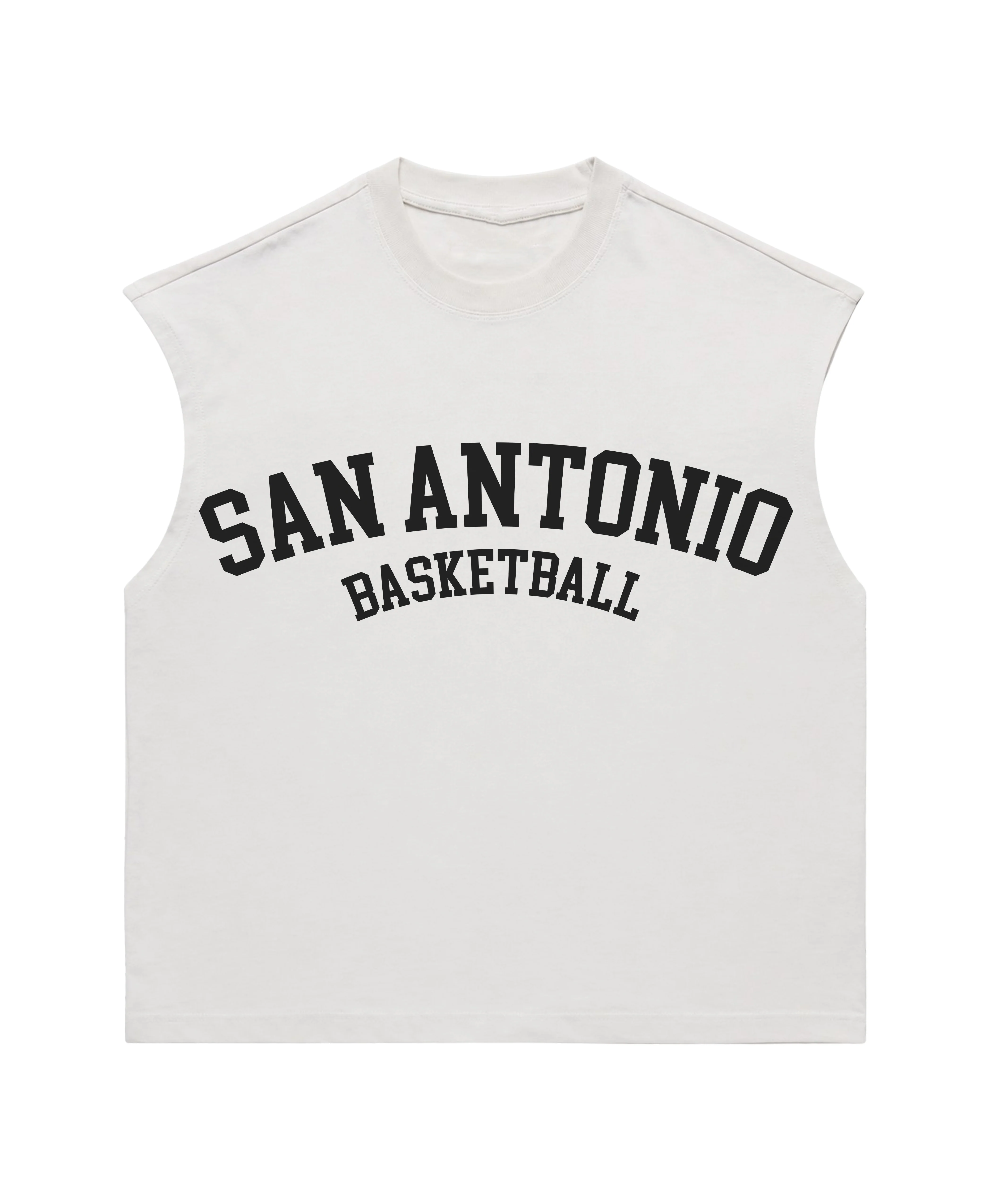 SA BBALL MUSCLE TEE
