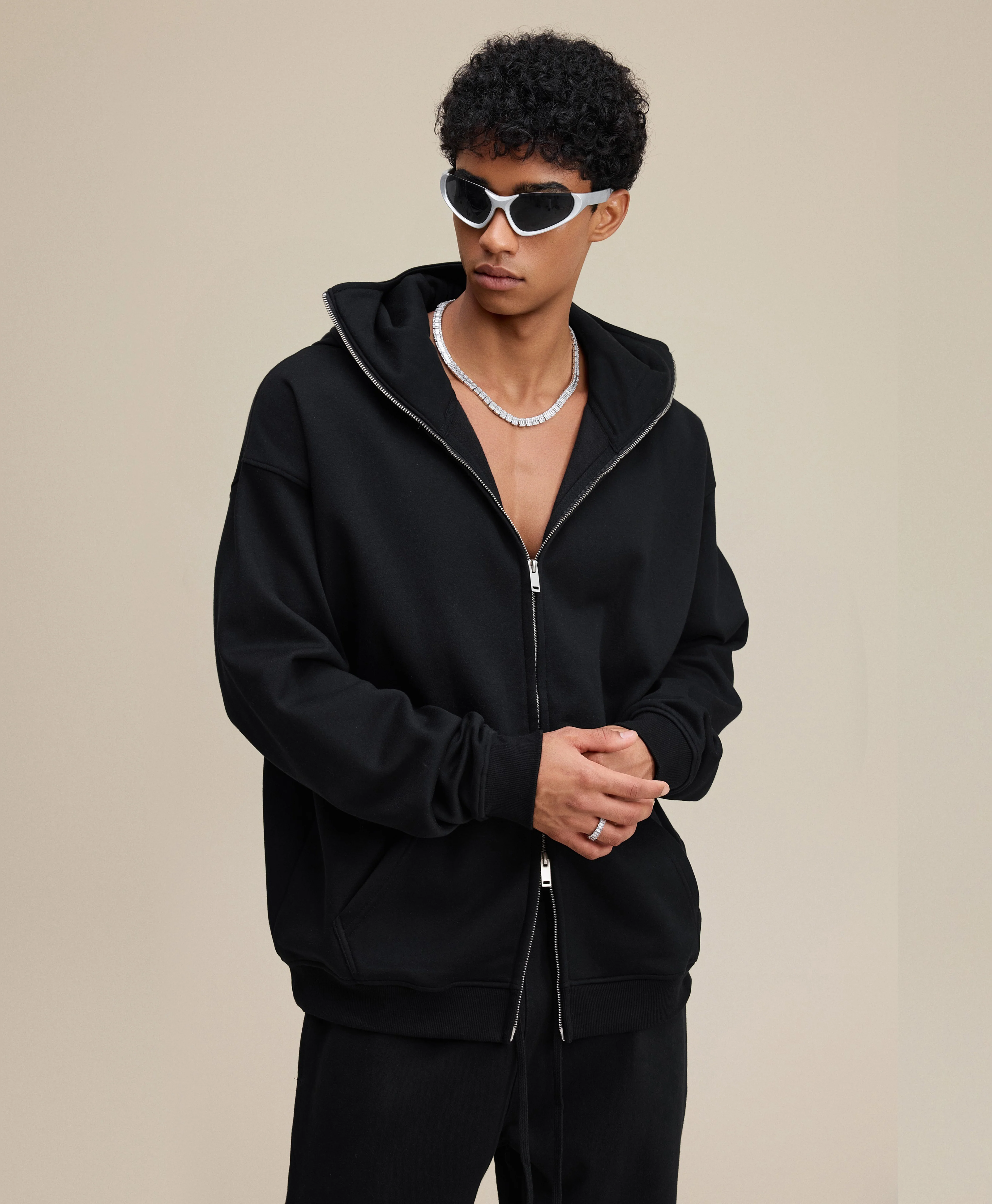 SKI MASK ZIP HOODIE - Image 2