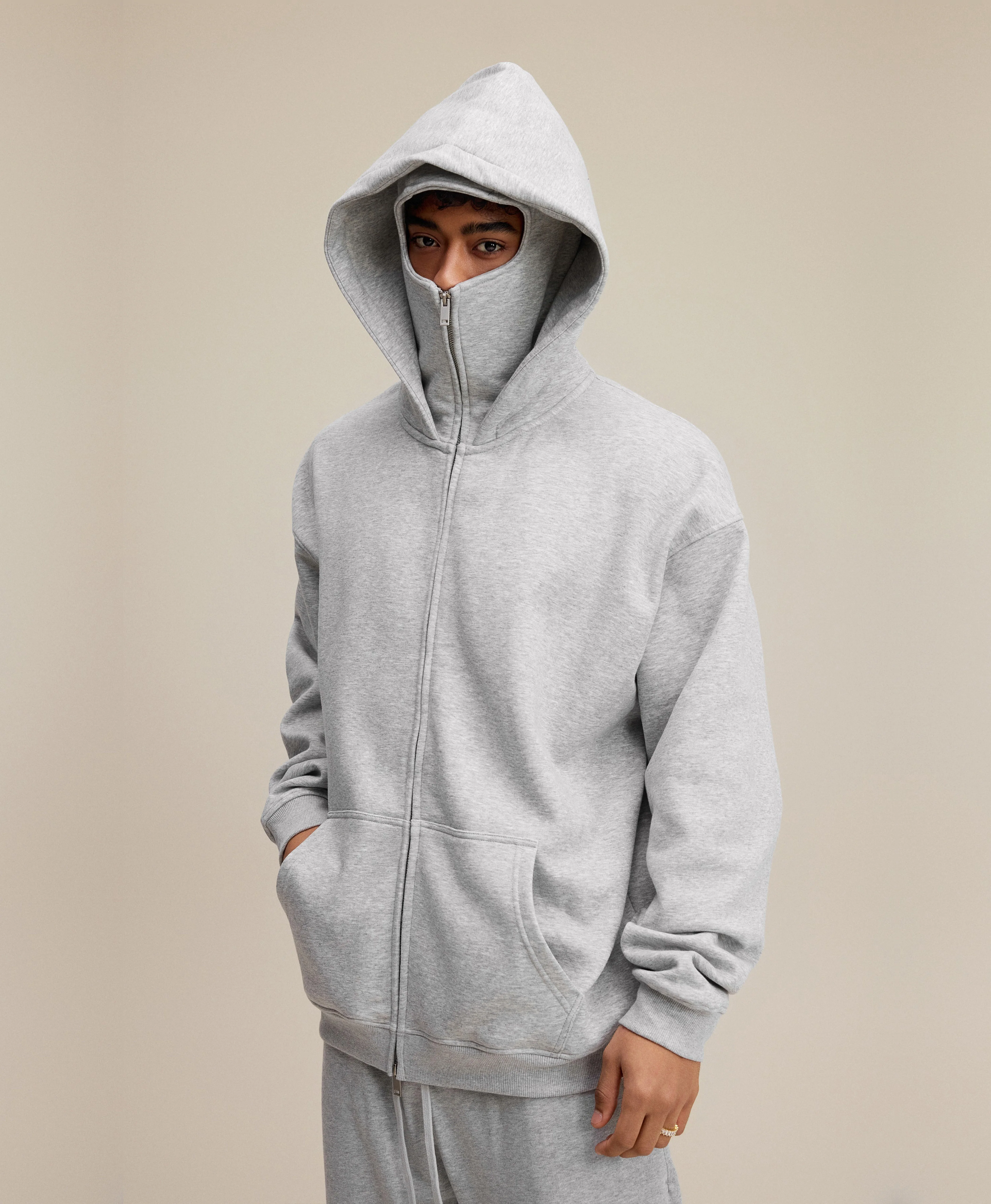 SKI MASK ZIP HOODIE - Image 3